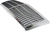 190D 84-89/190E 84-93 GRILLE, Plastic, Chrome Shell/Primed Insert, w/ 11 Moulding, (201) Chassis