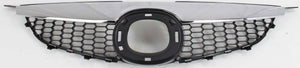 MAZDA 6 06-08 GRILLE, STD Type, Textured Black Shell and Insert, w/ Chrome Upper Bar, w/o Turbo