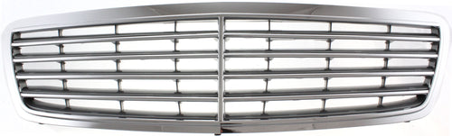 C-CLASS 01-05 GRILLE, Chrome Shell/Painted Gray Insert, Avantgarde Pkg, Elegance Pkg