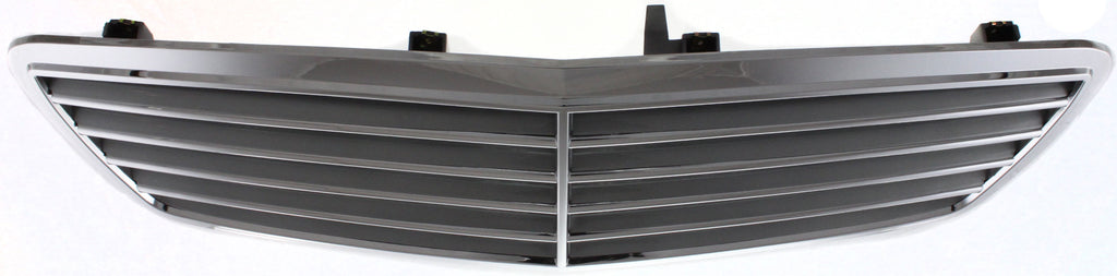 C-CLASS 01-05 GRILLE, Chrome Shell/Painted Gray Insert, Avantgarde Pkg, Elegance Pkg