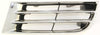 GALANT 02-03 GRILLE RH, Plastic, Chrome Shell/Painted Black Insert