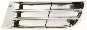 GALANT 02-03 GRILLE RH, Plastic, Chrome Shell/Painted Black Insert