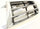 GALANT 02-03 GRILLE RH, Plastic, Chrome Shell/Painted Black Insert
