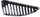 LANCER 04-04 GRILLE RH, Black Shell and Insert, Sportback Model, Wagon, w/o ABS Brakes