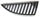 LANCER 04-05 GRILLE RH, Chrome Shell/Silver-Black Insert, Sedan, 11 Strip, (Exc. Eclipse Model)