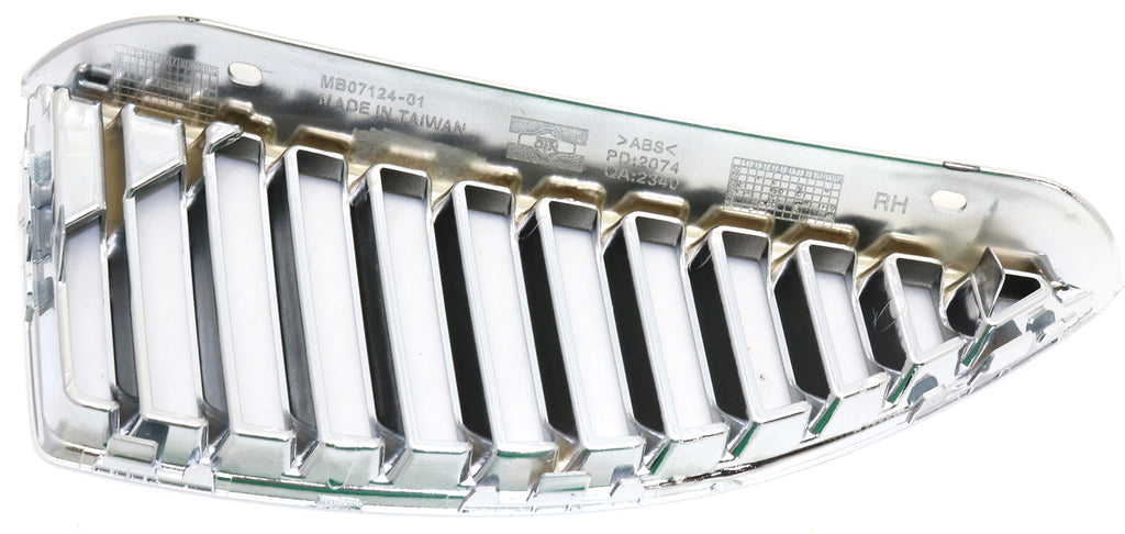 LANCER 04-05 GRILLE RH, Chrome Shell/Silver-Black Insert, Sedan, 11 Strip, (Exc. Eclipse Model)