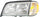 C-CLASS 97-00 HEAD LAMP LH, Assembly, Halogen, (202 Chassis)
