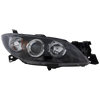 MAZDA 3 04-09 HEAD LAMP RH, Lens and Housing, Halogen, Sedan - CAPA