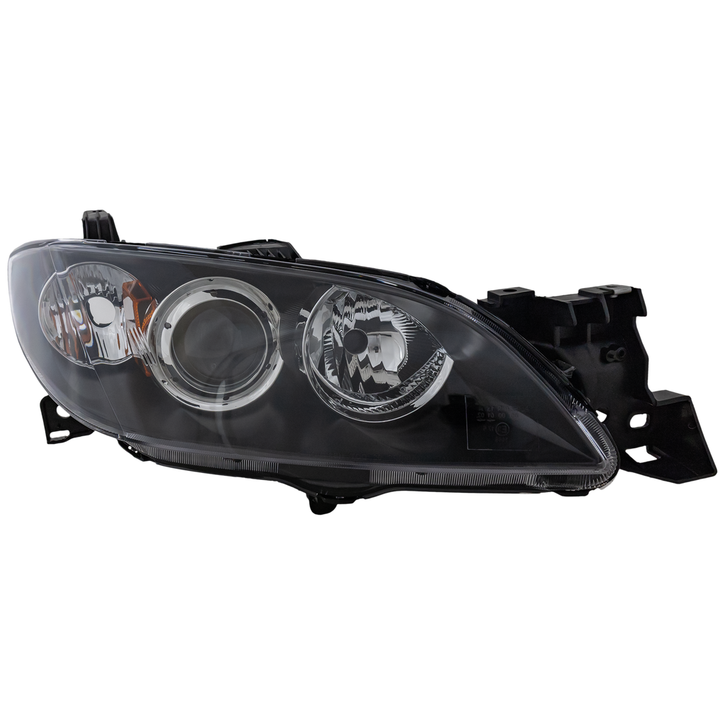 MAZDA 3 04-09 HEAD LAMP RH, Lens and Housing, Halogen, Sedan - CAPA