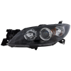 MAZDA 3 04-09 HEAD LAMP LH, Lens and Housing, Halogen, Sedan - CAPA