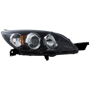 MAZDA 3 04-09 HEAD LAMP RH, Lens and Housing, Halogen, Hatchback - CAPA