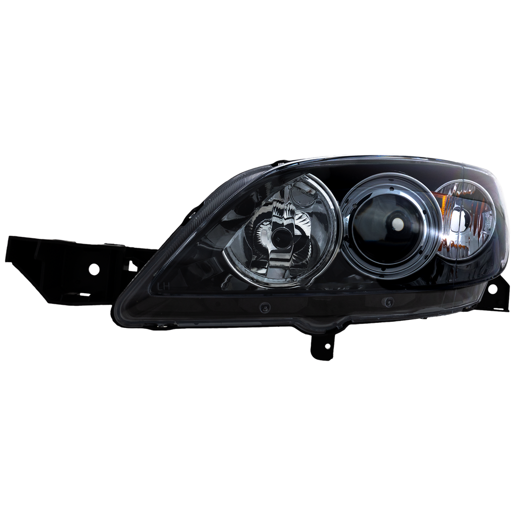 MAZDA 3 04-09 HEAD LAMP LH, Lens and Housing, Halogen, Hatchback - CAPA