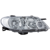 PROTEGE5 02-03 HEAD LAMP RH, Lens and Housing, Aluminum Bezel, Hatchback