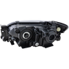 PROTEGE5 02-03 HEAD LAMP RH, Lens and Housing, Aluminum Bezel, Hatchback