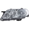 PROTEGE5 02-03 HEAD LAMP LH, Lens and Housing, Aluminum Bezel, Hatchback