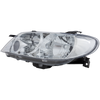 PROTEGE5 02-03 HEAD LAMP LH, Lens and Housing, Aluminum Bezel, Hatchback