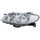 PROTEGE5 02-03 HEAD LAMP LH, Lens and Housing, Aluminum Bezel, Hatchback