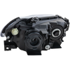 PROTEGE5 02-03 HEAD LAMP LH, Lens and Housing, Aluminum Bezel, Hatchback