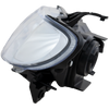 PROTEGE5 02-03 HEAD LAMP LH, Lens and Housing, Aluminum Bezel, Hatchback