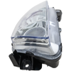PROTEGE5 02-03 HEAD LAMP LH, Lens and Housing, Aluminum Bezel, Hatchback