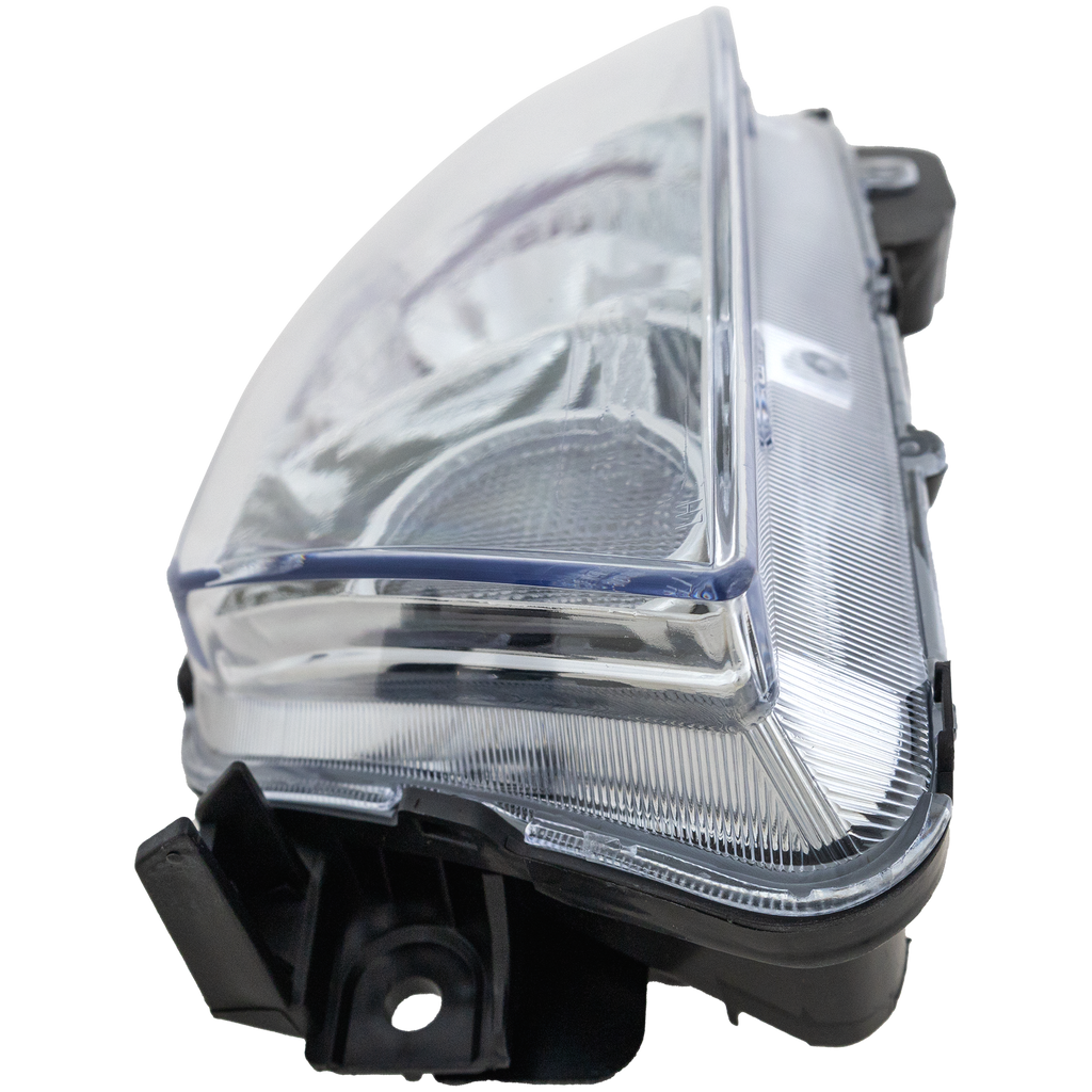 PROTEGE5 02-03 HEAD LAMP LH, Lens and Housing, Aluminum Bezel, Hatchback