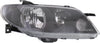 PROTEGE5 02-03 HEAD LAMP RH, Lens and Housing, Metal Coat Bezel, Hatchback