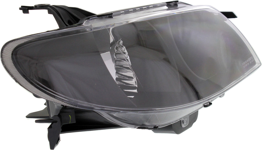 PROTEGE5 02-03 HEAD LAMP RH, Lens and Housing, Metal Coat Bezel, Hatchback