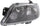 PROTEGE5 02-03 HEAD LAMP LH, Lens and Housing, Metal Coat Bezel, Hatchback