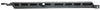 S-CLASS 92-99 HEAD LAMP FILLER LH, Lower, Painted Black, w/ Head Lamp Washers, Sedan