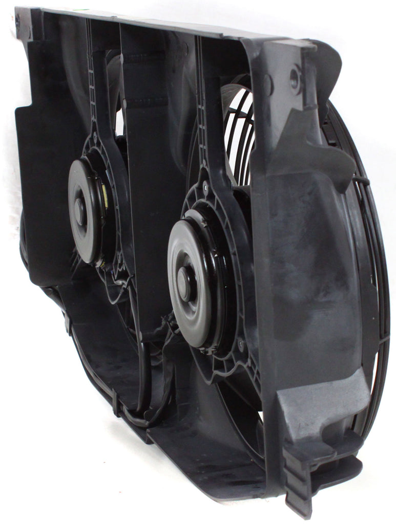 ML-CLASS 98-05 RADIATOR FAN SHROUD ASSEMBLY, Dual Fan, Outer, (163) Chassis