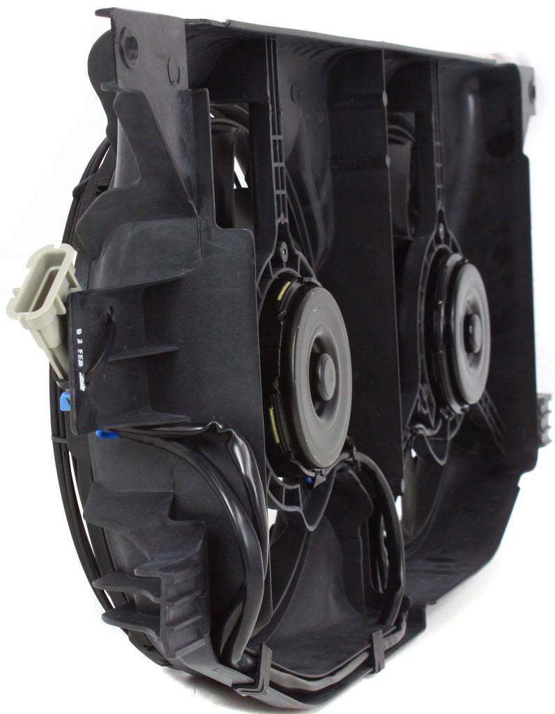 ML-CLASS 98-05 RADIATOR FAN SHROUD ASSEMBLY, Dual Fan, Outer, (163) Chassis