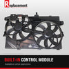 ML-CLASS 98-05 RADIATOR FAN SHROUD ASSEMBLY, Dual Fan, Outer, (163) Chassis