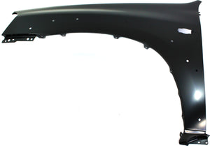 TRIBUTE 01-06 FRONT FENDER LH, Primed, w/ Lamp Holes and Pad Holes, w/ wheel opening moldings