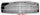 C-CLASS 94-97 GRILLE, Mesh Insert, Chrome Shell/Painted Gray Insert, (202 Chassis)