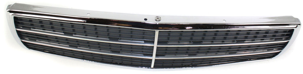 C-CLASS 94-97 GRILLE, Mesh Insert, Chrome Shell/Painted Gray Insert, (202 Chassis)