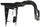 C-CLASS 01-07 RADIATOR SUPPORT RH, Mounting Panel Assembly, Steel, Sedan/Wagon, (203) Chassis