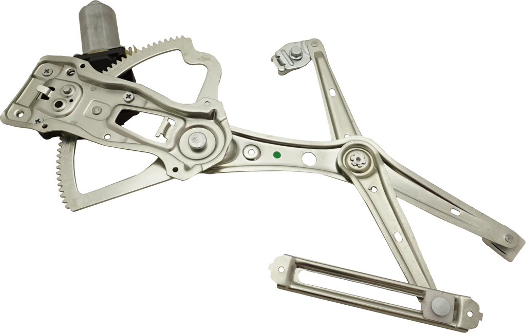 E-CLASS 96-97 FRONT WINDOW REGULATOR LH, Power, w/ Motor, Sedan/Wagon, 2 Pins