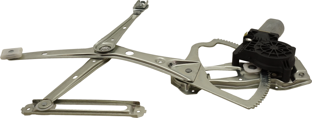E-CLASS 96-97 FRONT WINDOW REGULATOR LH, Power, w/ Motor, Sedan/Wagon, 2 Pins