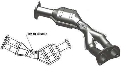 L4 2.7L; 49-State Legal; Direct Fit; Stainless Steel Tubing;