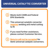 DF Converter;Conv DF 07-08 Nissan Sentra 2.0L;5 yr / 50,000 miles construction & emissions;CA emissions