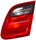 E-CLASS 00-02 TAIL LAMP RH, Inner, Lens and Housing, Red and Smoke, Avantgarde Pkg, Sedan