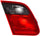 E-CLASS 00-02 TAIL LAMP LH, Inner, Lens and Housing, Red and Smoke, Avantgarde Pkg, Sedan