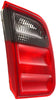 E-CLASS 00-02 TAIL LAMP LH, Inner, Lens and Housing, Red and Smoke, Avantgarde Pkg, Sedan