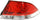LANCER 04-07 TAIL LAMP RH, Assembly, Clear/Red Lens, ES/LS Models, Sedan