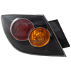 MAZDA 3 07-09 TAIL LAMP LH, Lens and Housing, Standard Type, Hatchback