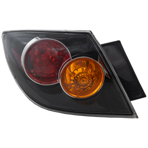 MAZDA 3 07-09 TAIL LAMP LH, Lens and Housing, Standard Type, Hatchback