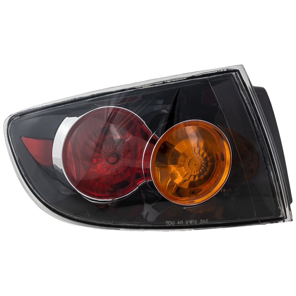 MAZDA 3 04-06 TAIL LAMP LH, Outer, Assembly, Sport Type Bumper, Sedan
