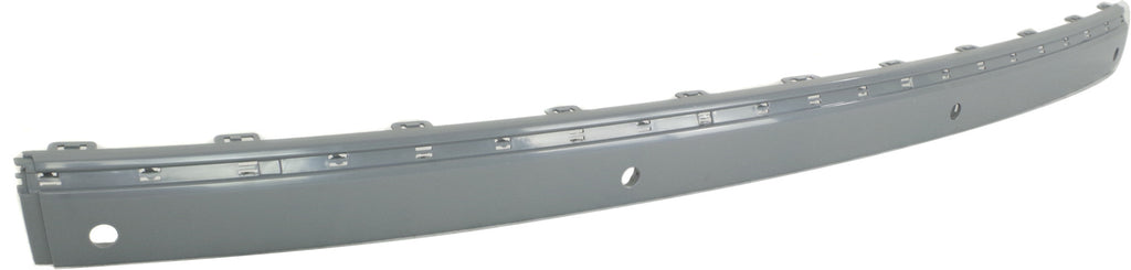 E-CLASS 00-03 REAR BUMPER MOLDING, Center Impact Strip, Primed, w/ Parktronic Holes, Sedan