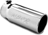 Universal Universal Universal; Tip, 5\ O.D. Rolled Straight 4\" inlet 12\" length, T304; Exhaust; Tip"