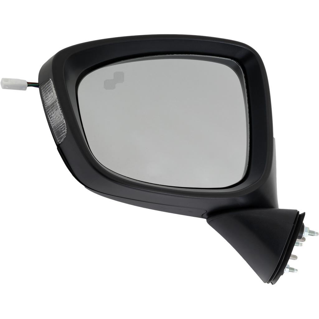 CX-5 14-15 MIRROR LH, Power, Manual Folding, Heated, Paintable, Grand Touring Model, w/ BSD in Glass and In-housing Signal Light, w/o Auto Dimming and Memory